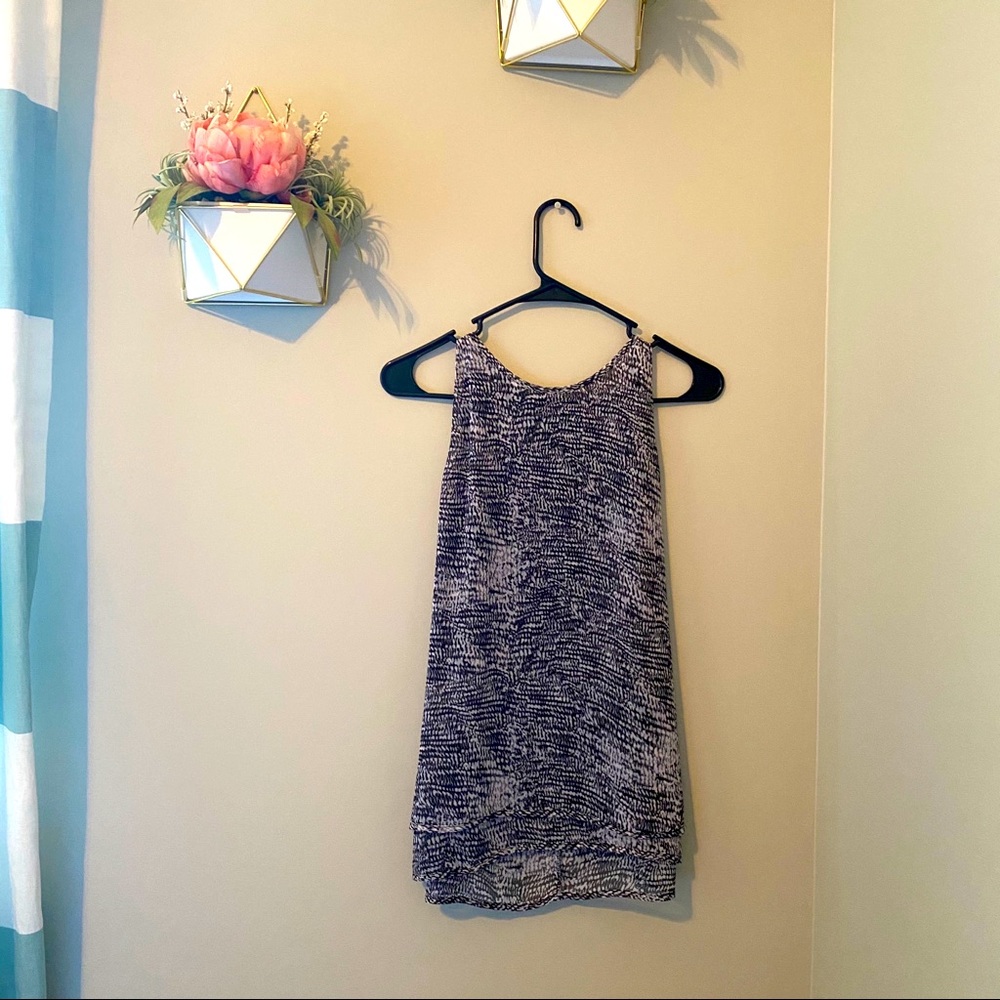 Violet + Claire | Layered Sleeveless Blouse | S